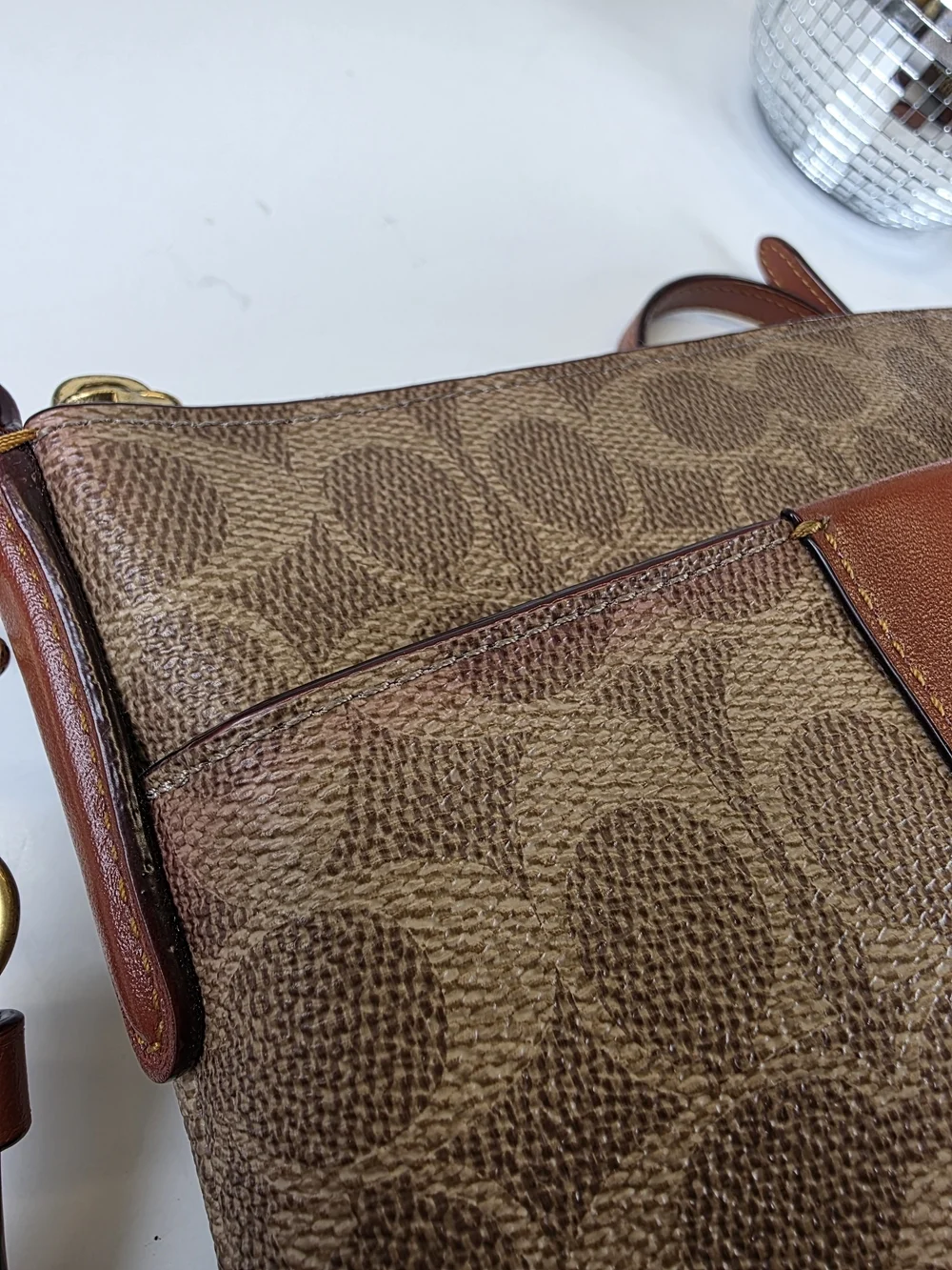 Coach Signature Kitt Messenger Crossbody Colorblock Bag